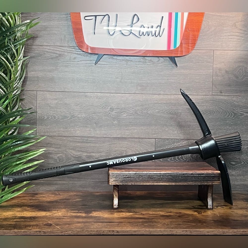 glorousamc Forged Adze Pick Weeding Mattock Pick Mattock w/Fiberglass Handle - Picture 9 of 13
